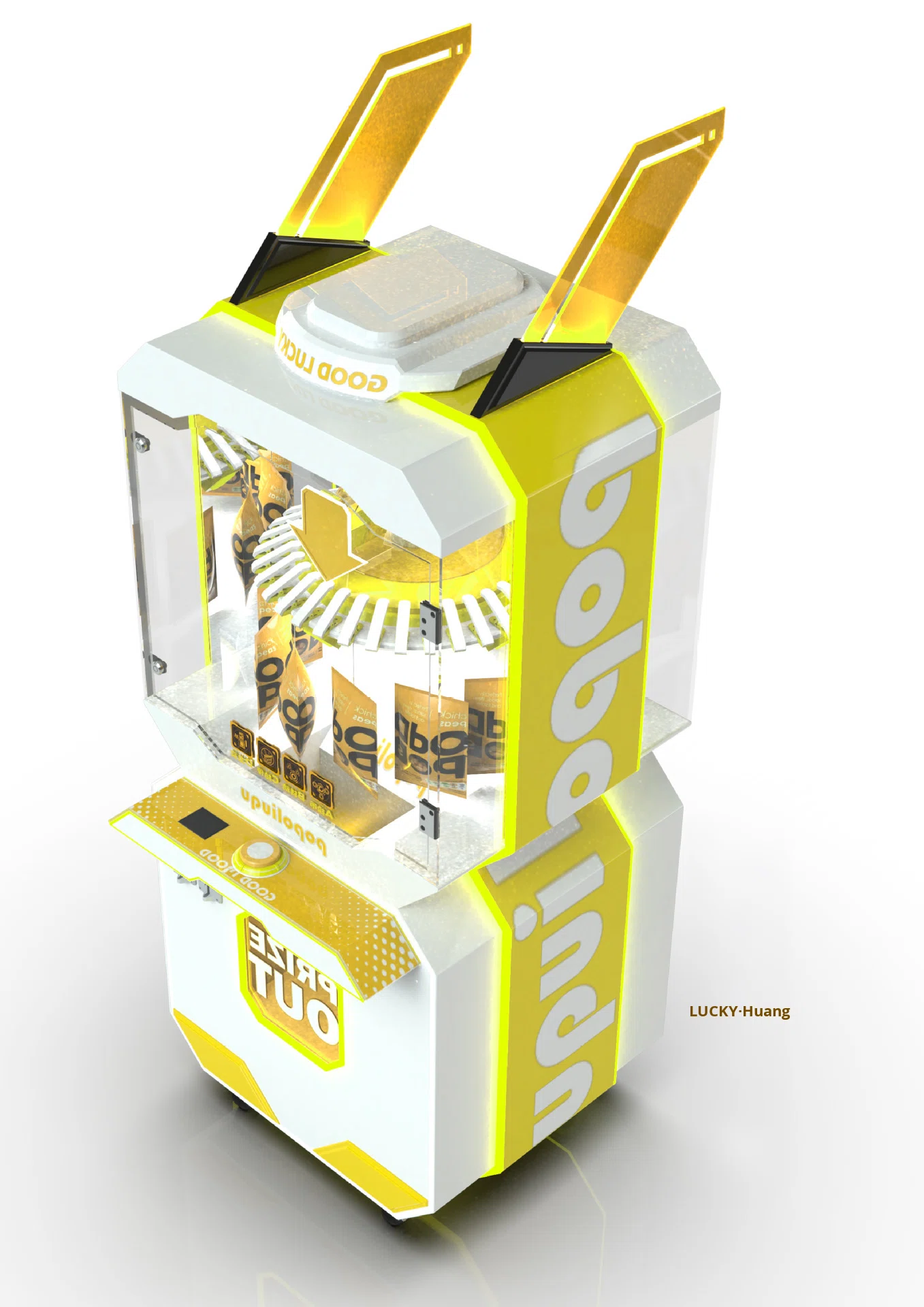 Space Rabbit Clip Machine Prize Games Children Adult Arcade Game Gift Shopping Mall Playground Entertainment Equipment 1 Year