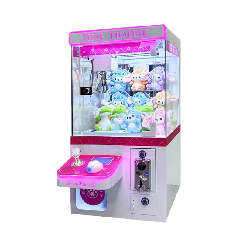 Wholesale Keyquest Mini Claw Machine Plush Material Table Top Prize Claw for Kids Coin-Operated Desktop Claw Machine
