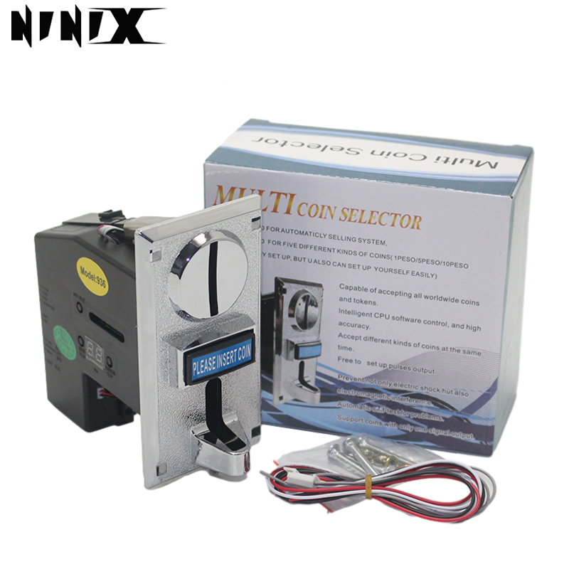JY 936 Special Coin Machine Multi-Currency Game Consoles Attachment for Coin Receiver Foreign Doll Machine Coin  Machine