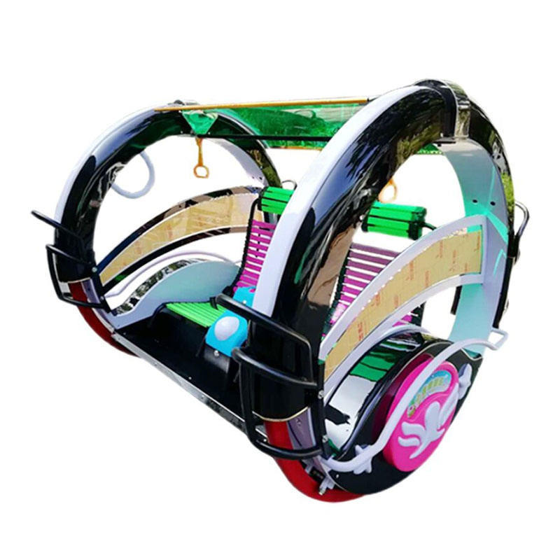 New  Double Parent-Child Light-up Square Car Bumper Car Electric Entertainment Equipment