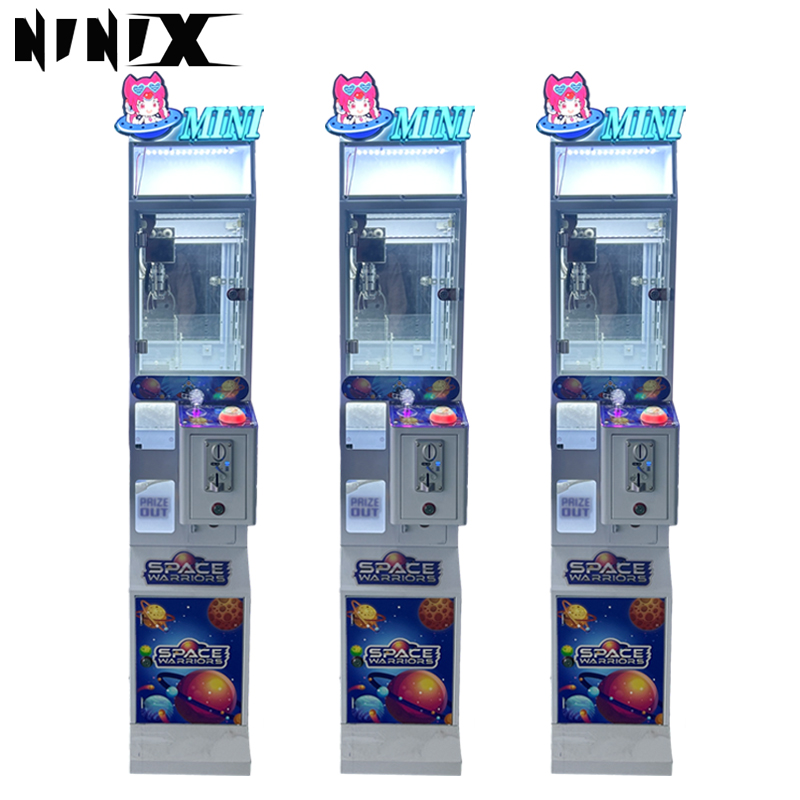 Commercial Super Mini Claw Machine Coin-Operated Arcade Metal Toy for Kids English Language 1-Year Warranty