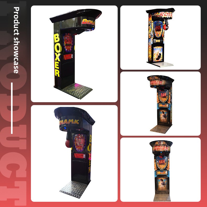 Force Measurement Coin-Operated Boxing Strongman Game Machine Adult Amusement Equipment Shopping Mall Arcade Equipment Dragon