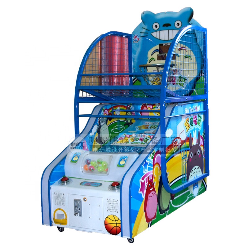 New Style Blue Basketball Machines Arcade Game Machine Basketball Machine for Kids