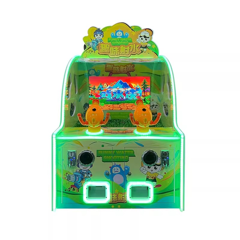Large-Scale 32-Inch Commercial Double-Person Water-Spraying Arcade Game Company Manufactured Coin-Operated Amusement Machine for