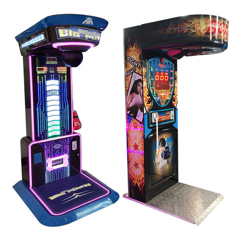 Coin Operated Boxing Machine Arcade Punch Strength Tester Game Machine for Amusement Park Gym Mall Entertainment Center