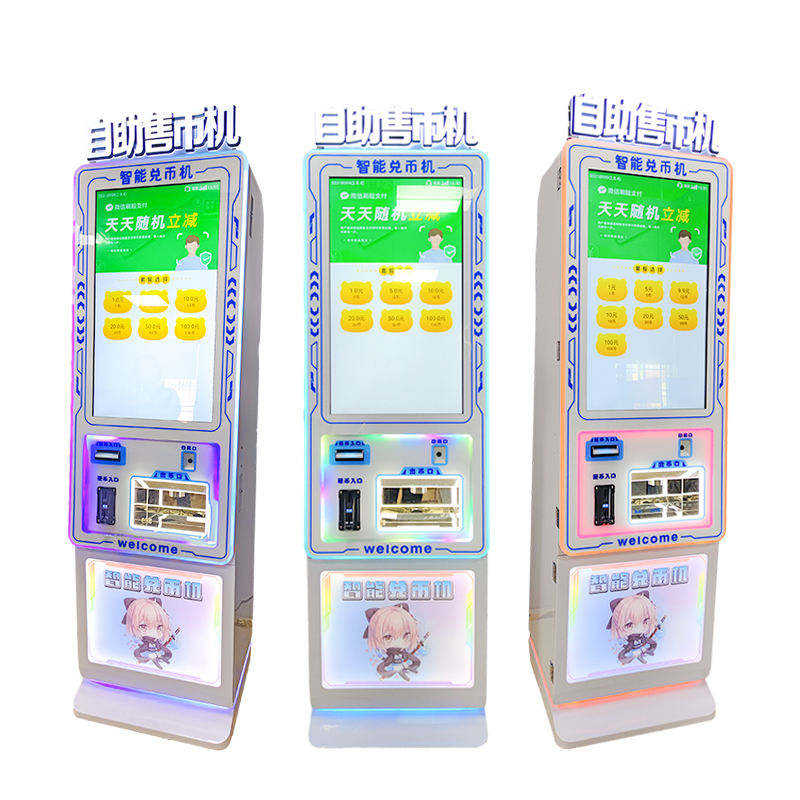 Automatic Coin-Pushing Machine Metal Construction 6 Years Old Arcade Game Token Exchange Device US Plug Model NINIX-5646 Bear
