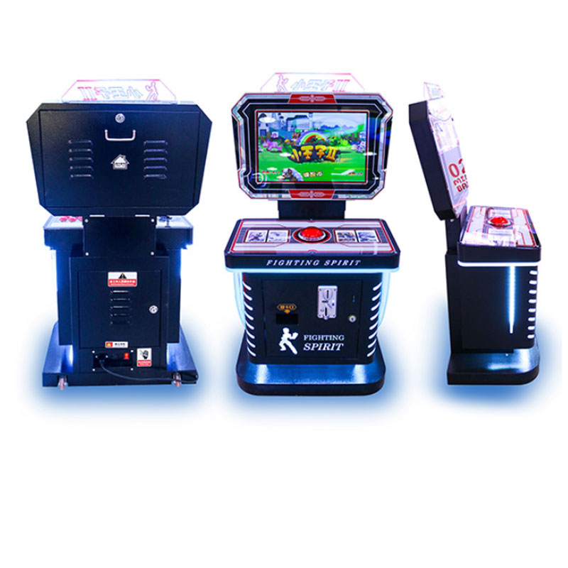 Little Prince II Fighting Arcade Machine | Stainless Steel 19-inch LCD Screen Upright Arcade Cabinet 1 Year 3000+ Retro Games