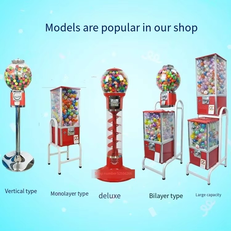 Large Capacity Deluxe Vertical Bilayer for  Vending Machine Coin-Operated Capsule Toy Dispenser for Mall Arcades