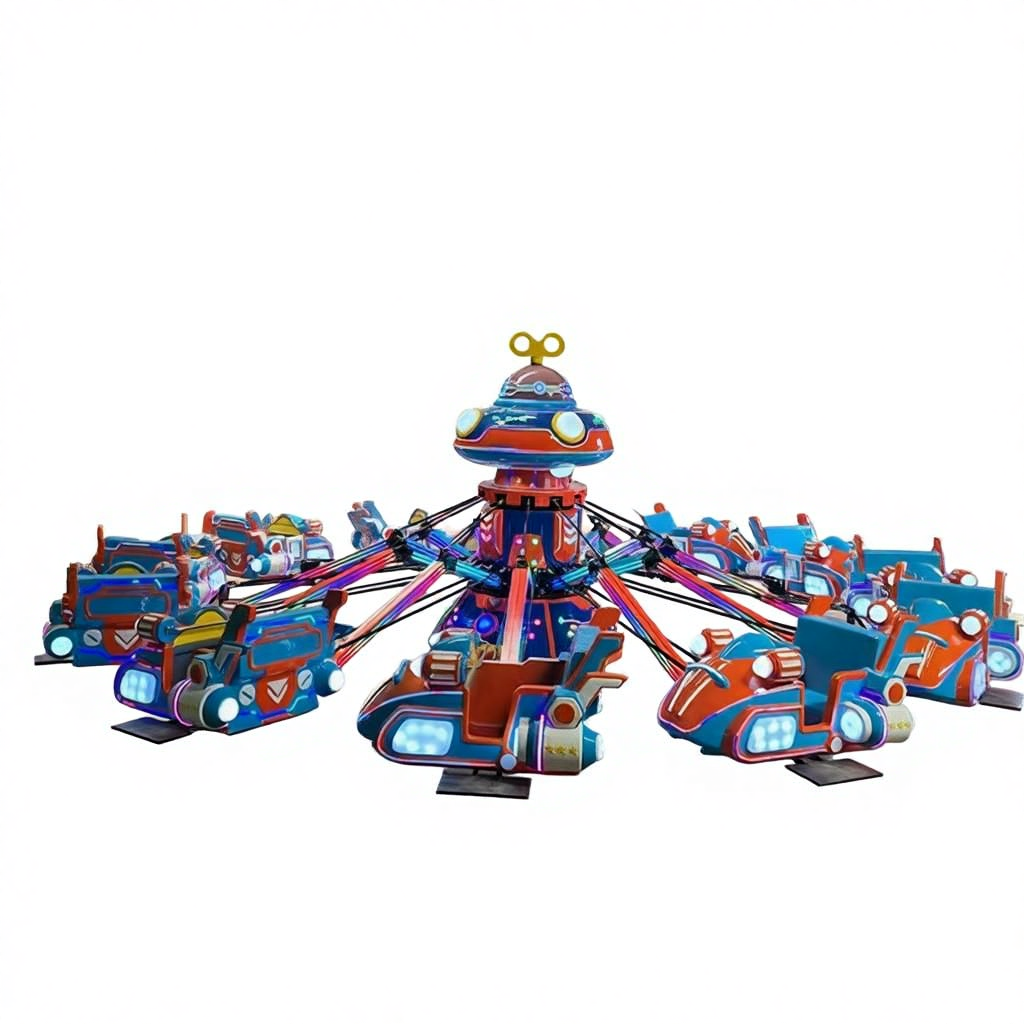 Space Ranger Outdoor Children's Amusement Equipment Small Ride Amusement Parks Henan Made Ages 3+ Factory Direct Supply