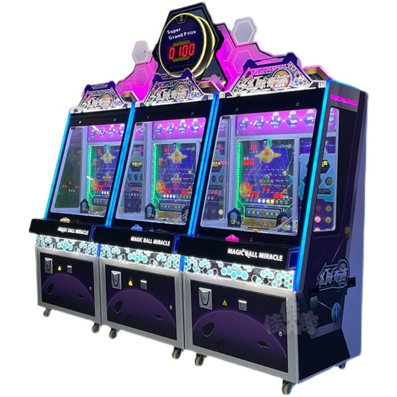 Arcade City Large Entertainment Equipment Coin-Operated Miracle Adult Push Ball Game Machine Magic Ball Lottery Machine
