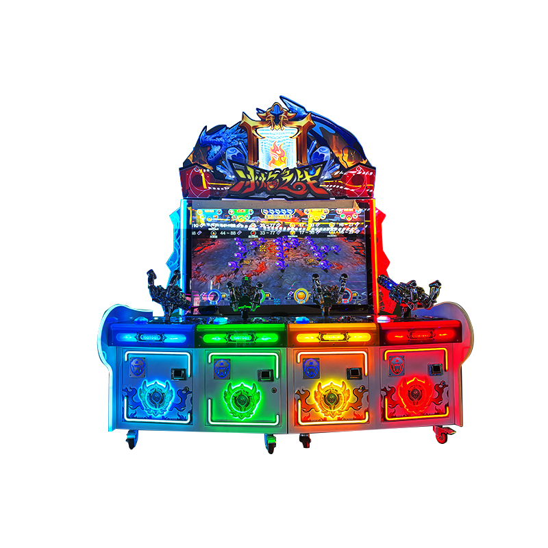 Children's Amusement Park Electronic Arcade Entertainment Equipment Coin-Operated Ice Flame Battle Game Machine