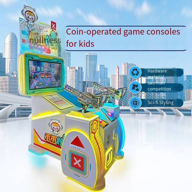 Commercial Two-Player Shooting Arcade Amusement Machine Large-Scale Coin-Operated Metal Indoor Play for Children