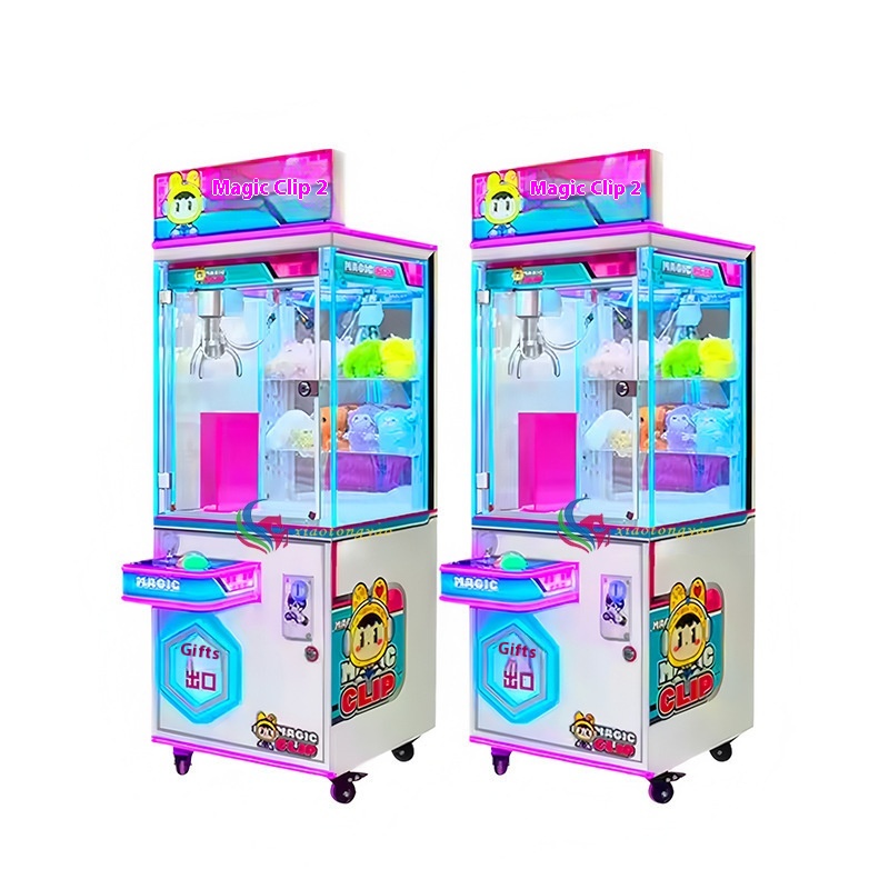 Funpark Hot Selling Doll Claw Machine, Indoor Coin Operated Arcade Game For Children Toys Wholesale claw crane game machine