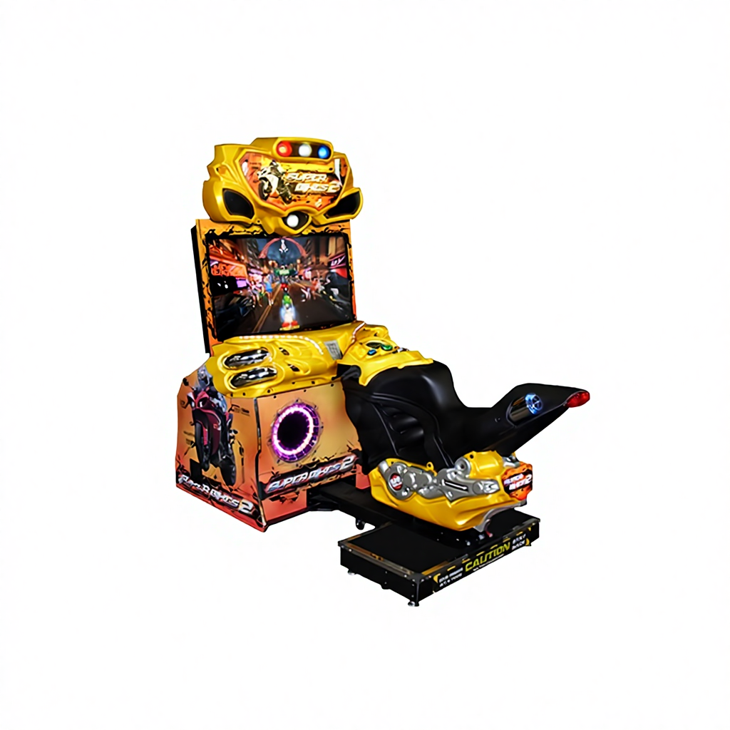 Factory Direct Sales TT Motorcycle Game Coin Operated Large Anime Arcade Racing Game Machine Double Player