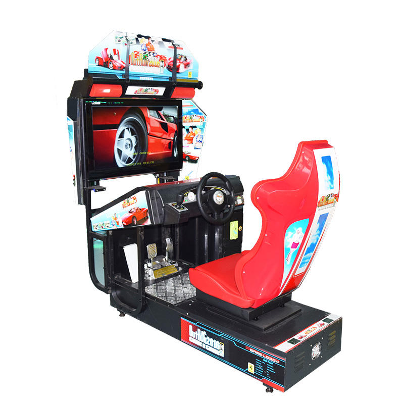 High Quality Coin-Operated Arcade Racing Simulator Metal Driving Simulation Racing Game Machine for Sale