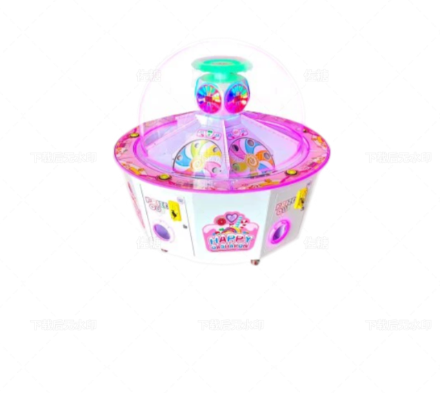 Coin Operated 4 People Cute Candy House Coin Pusher  Digging Gift Game Machine