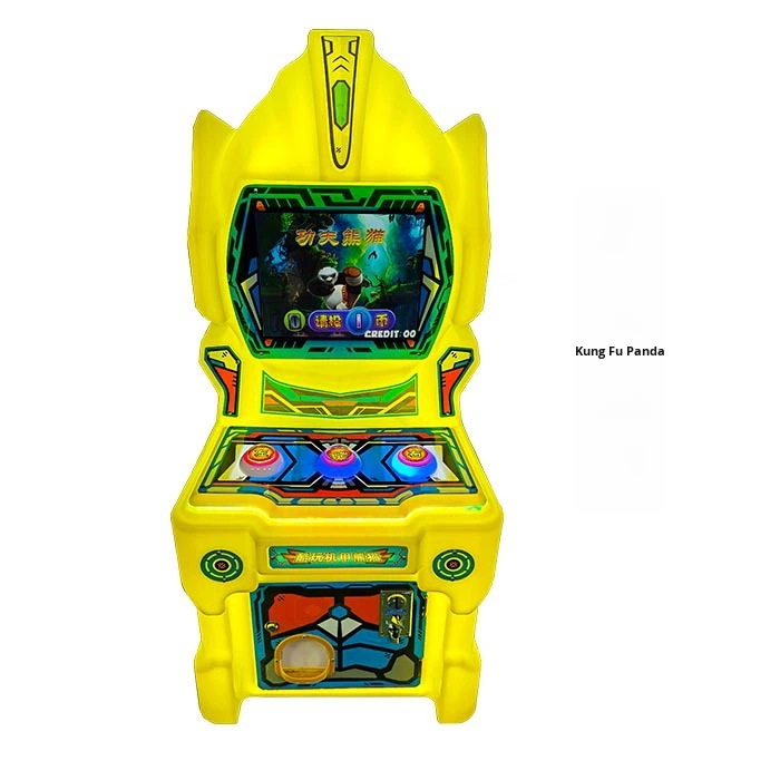 Cool Play Mecha Children's Electronic Coin-Operated Plastic Single Player Game Machine Shooting Racing Various Games Arcade