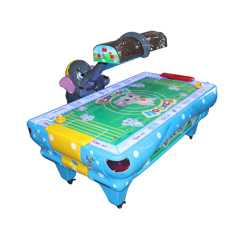 Mermaid Style Portable Air Hockey Table Luxury Three-Player Coin Operated Game Machine for Home or Business Use