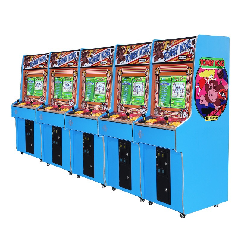 Zhou Yue Two-Player Joystick Fighting King Arcade Game Wooden Box Entertainment Equipment for Venues