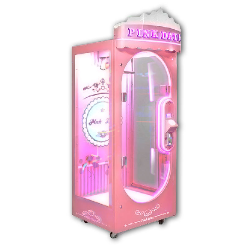 Wholesale Scissors Doll  Machine Crane Claw Cut Rope Claw Machine  Prize Pink Date Toy Cutting Game Machine
