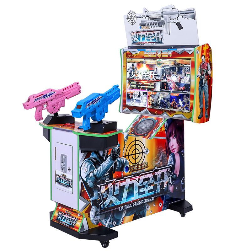 Coin Operated Two Player Shooting Arcade Machine HD Gun Battle Game Cabinet for Amusement Center Mall Indoor Entertainment