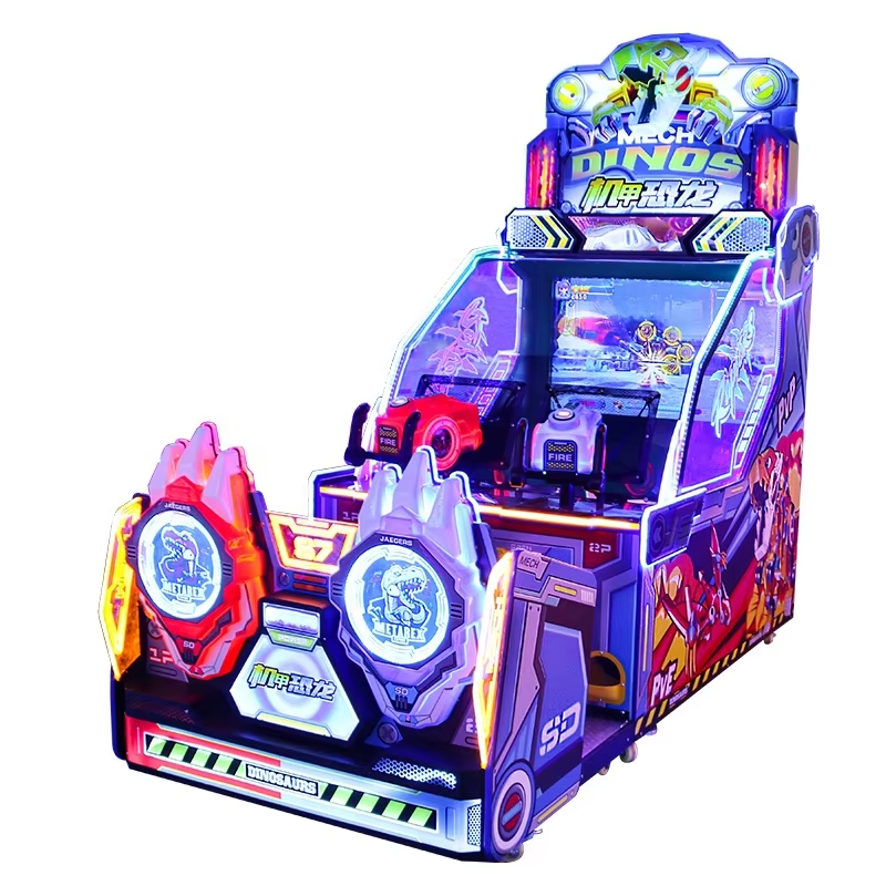 Indoor Large Arcade Simulation Shooting Game Machine Mecha Dinosaur Children's Shooting Game Machine