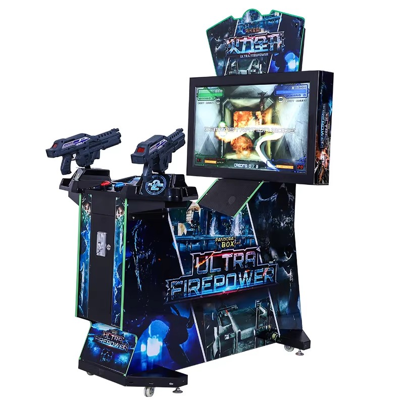 Two-player Video Shooting Simulation Game Machine, Children's Arcade Game Machine
