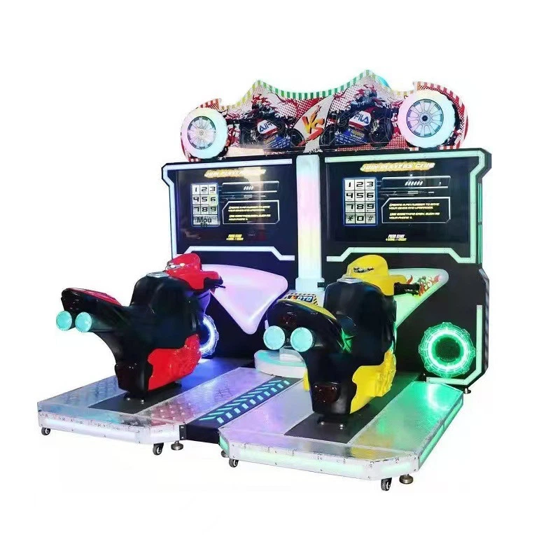 Indoor Adult Arcade Equipment 42-inch FF Motorcycle Coin-operated Single Player Hardware Game Machine Linked Competition Game