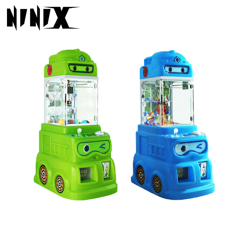 Factory Wholesale Coin Operated Arcade Game Mini Fire Truck Claw Machine with Plush Toy for Kids