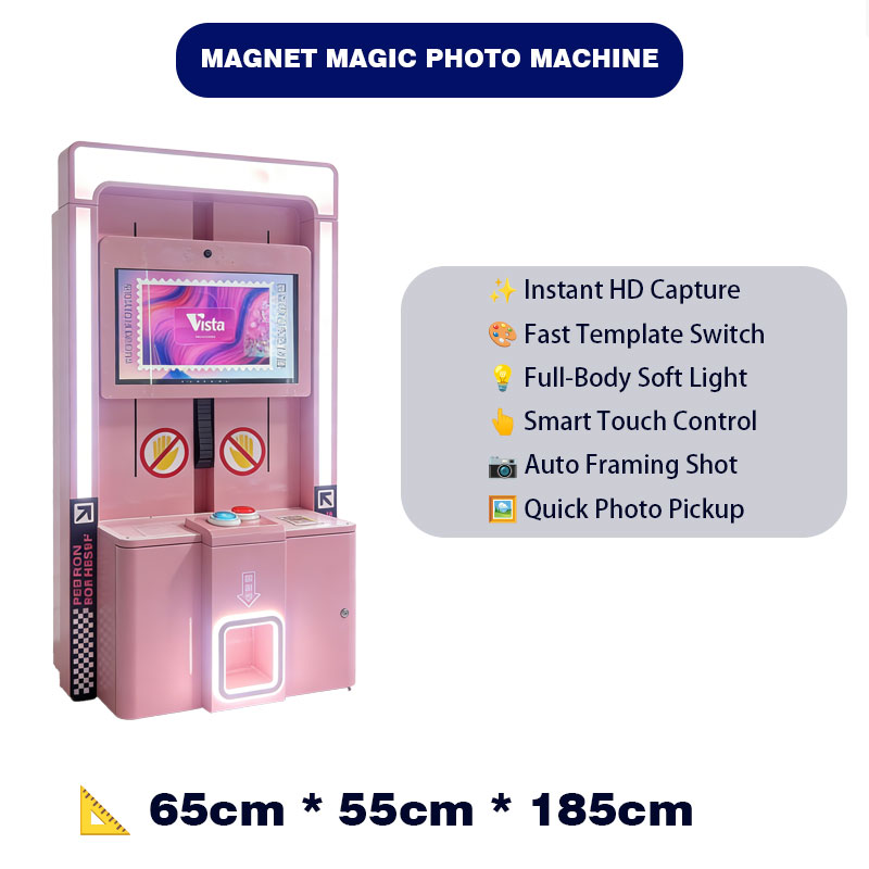 Ninix Pink-Themed Commercial Self-Service Smart Terminal High-Efficiency Interactive Metal Equipment Model 1748465 110/220V for