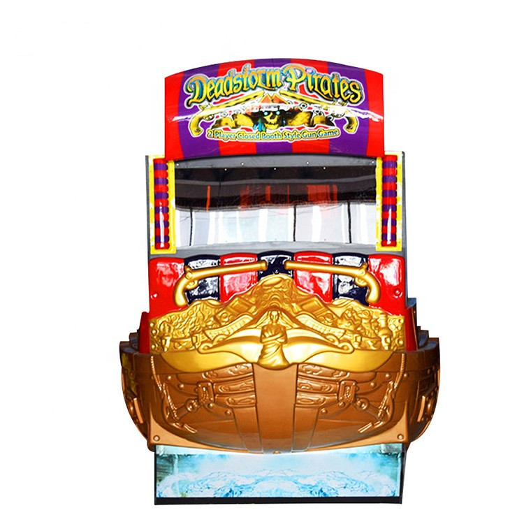 New 55inch Dual Player Arcade Game Console Coin-Operated Shooting City Pirate Ship Amusement Equipment