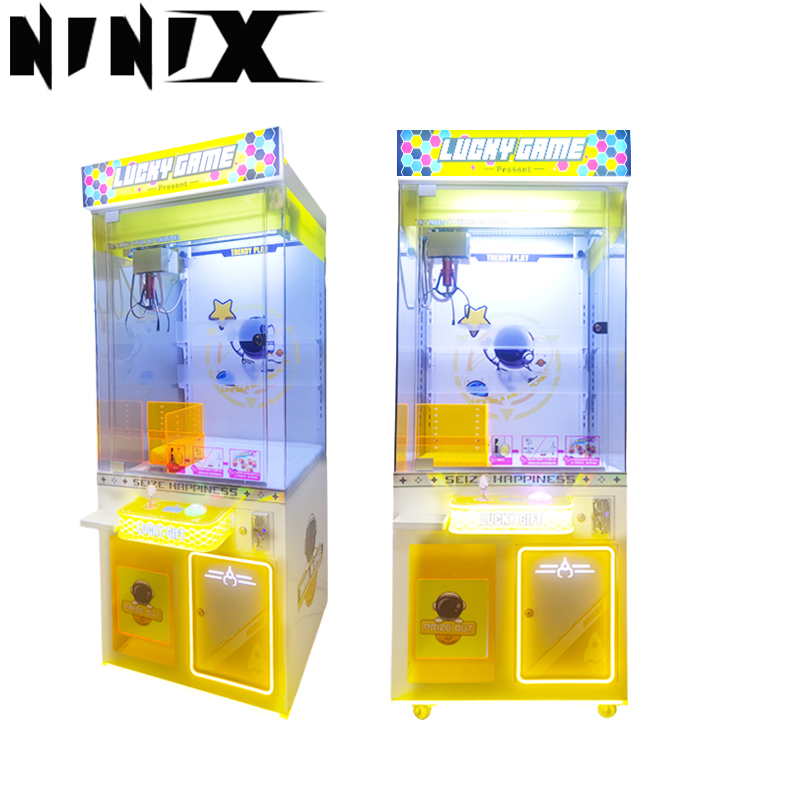 New Coin-operated Crane Plush Belt Prize Box Claw Machine Children's Favorite Game Machine for Sale Gift Claw Machine