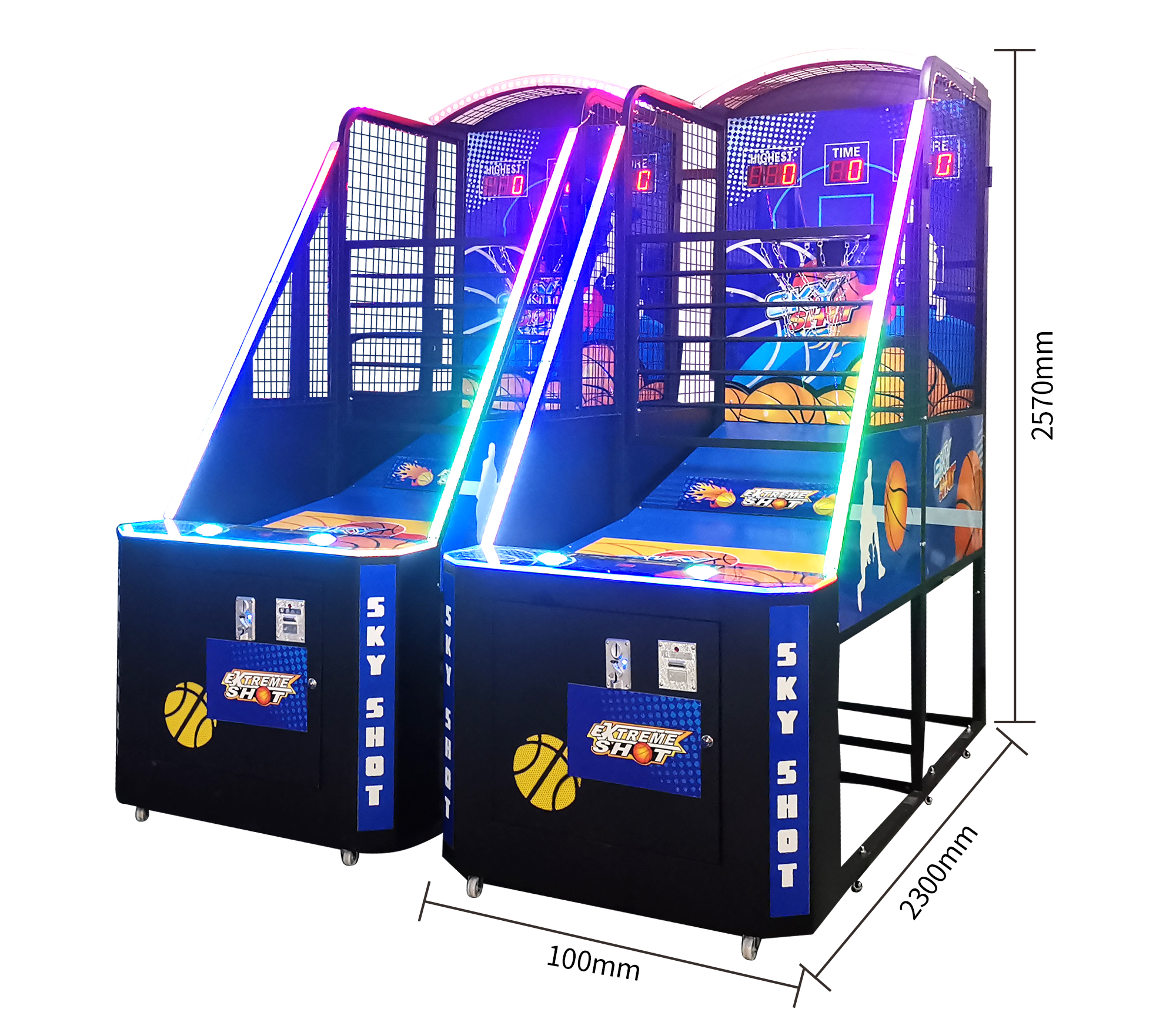 Indoor Arcade Coin-operated Shooting Machine Arcade Basketball Machine