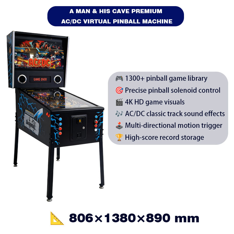 Single-player Virtual Pinball Machine Coin-operated Game Console Arcade Entrance Large Video Game Center Shopping Mall