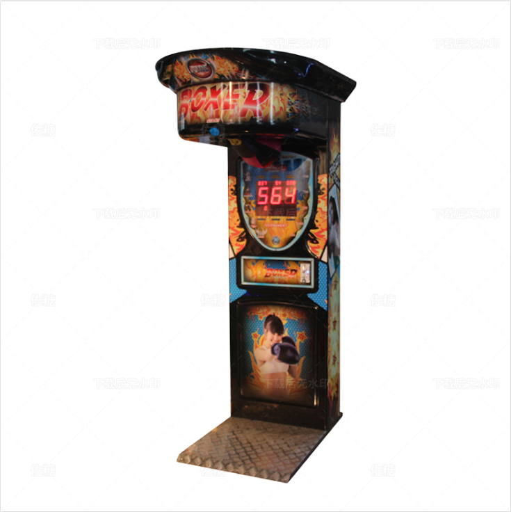 Game City Arcade Big Man Boxing Arcade Measuring Power Performance Reaction Ability of Boxing Machine