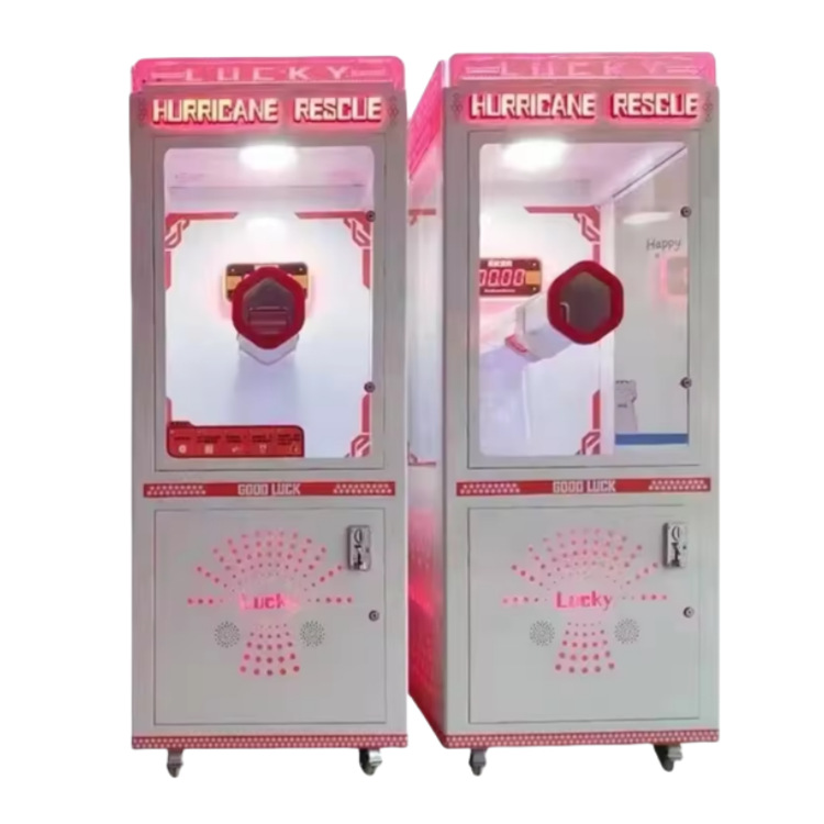 Rescue Coin-Operated Game Board English Simulation Entertainment & Coin-Grabbing Lottery Dragnet Coin-Throwing Machine