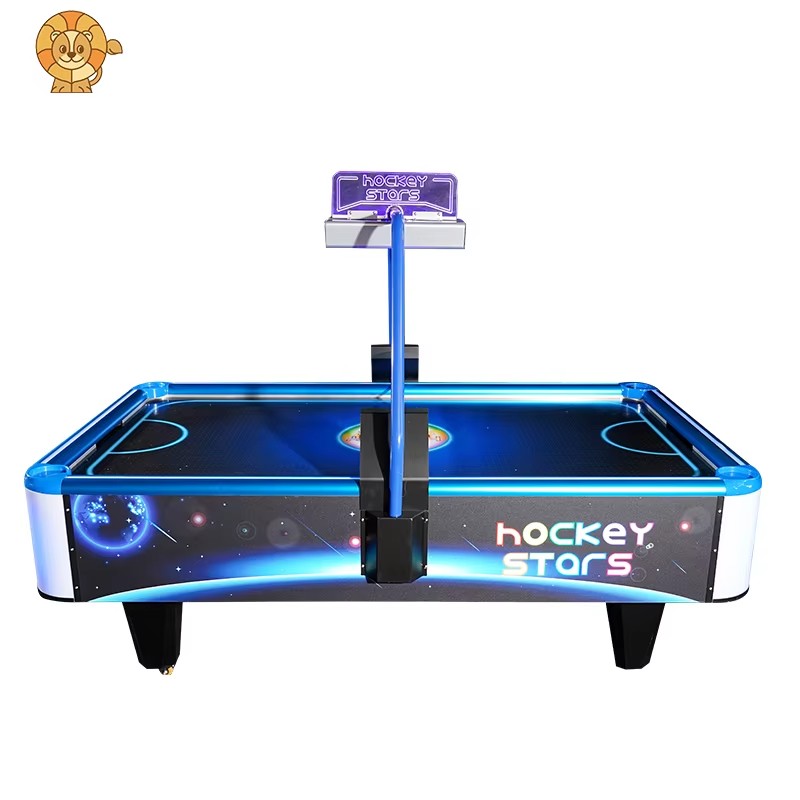Coin Operated Air Hockey Table Arcade Game Machine LED Sports Entertainment Table for Family Center Mall Amusement Park