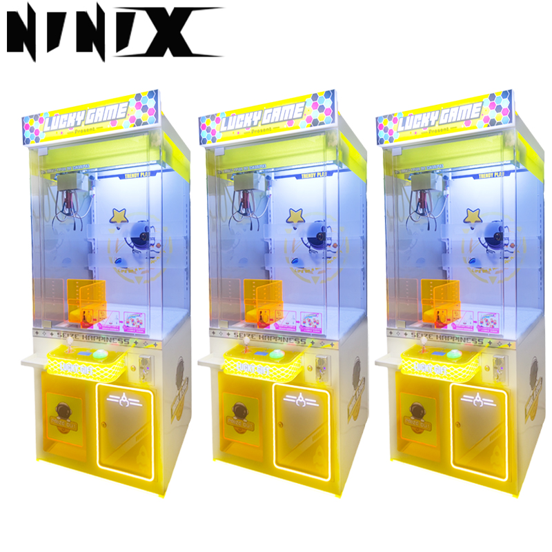 New Coin-operated Crane Plush Belt Prize Box Claw Machine Children's Favorite Game Machine for Sale Gift Claw Machine
