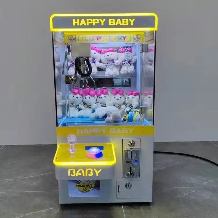 Coin-Operated Mini Claw Machine Small Medium-Size Household Toy Grabber Video Game City Clip Doll Machine for Amusement