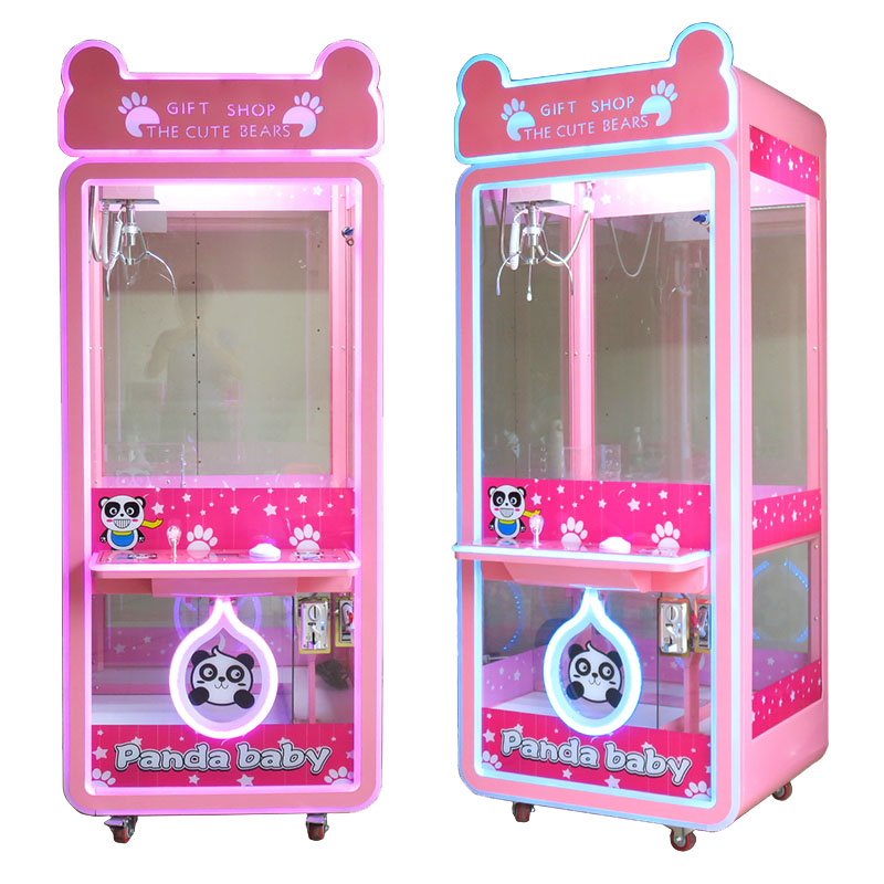 Factory Wholesale Claw Crane Machine Coin Operated Catch Plush Doll  Wooden Box Fun  Crane Machine Gift Vending Machine
