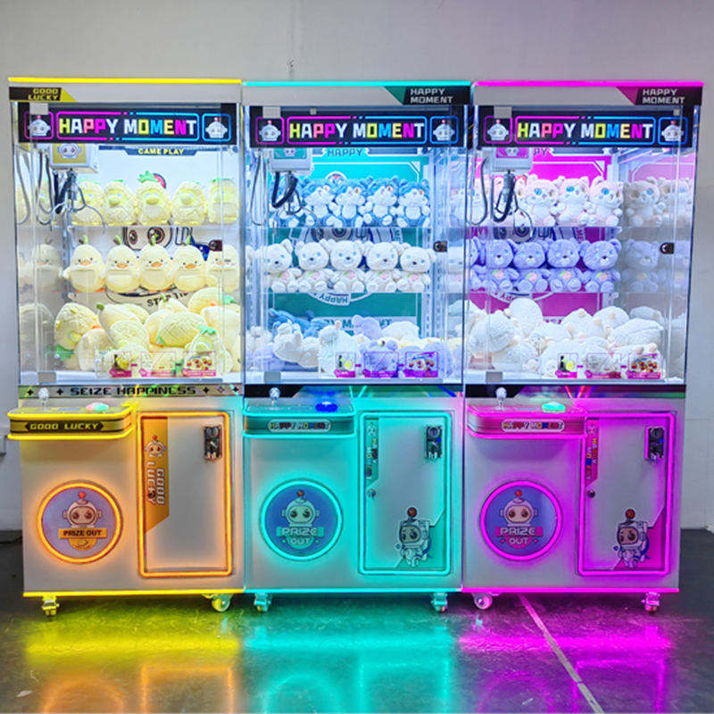 Custom Mini Coin-Operated Funpark Penguin Claw Crane Machine Plush Penguin Claw Machine