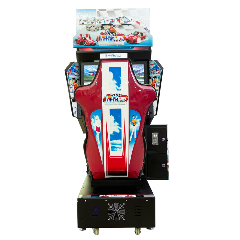 Factory-Discounted Coin-Operated Arcade Game Console Analog Sim Racing Driving Simulator for Game Rooms
