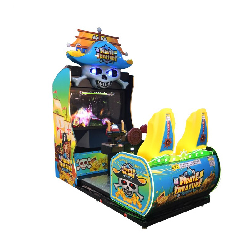 Pirate Treasure Double Gun Mechanism Game Console Coin-Operated Shooting Equipment for Arcade Game Centers Merchant Series