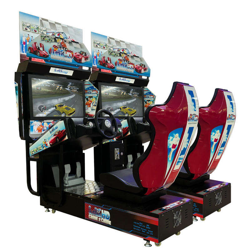 High Quality Coin-Operated Arcade Racing Simulator Metal Driving Simulation Racing Game Machine for Sale