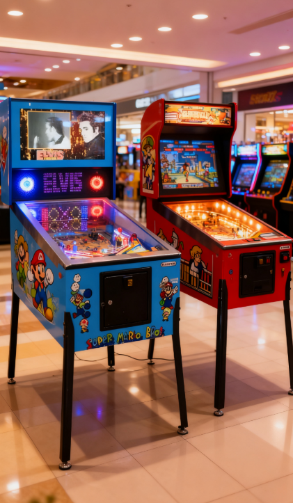 Commercial Pinball Table is the Anchor of Shopping Mall Entertainment