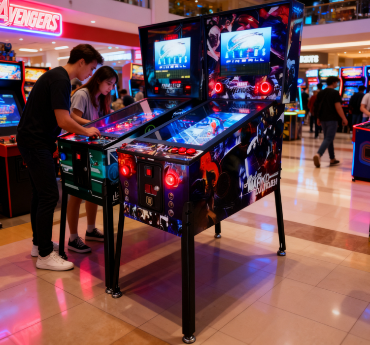 Pinball Game with Sound Effects Drives Repeat Visits in Leisure Parks