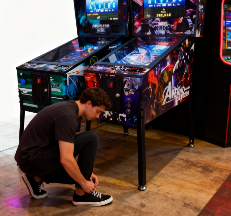 Commercial Pinball Table Brings Classic and Modern Fun to Shopping Malls