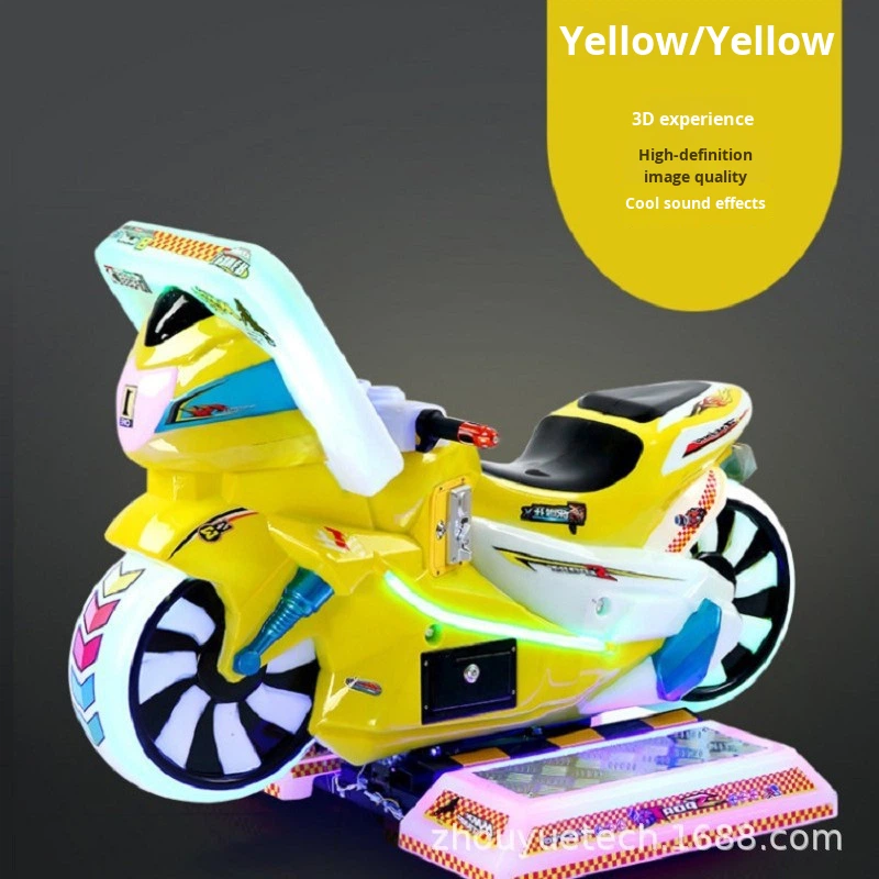 Indoor Children's Motorcycle Electric Racing Arcade Game Equipment with PP Plastic Single Player Coin-Operated Manufacturer