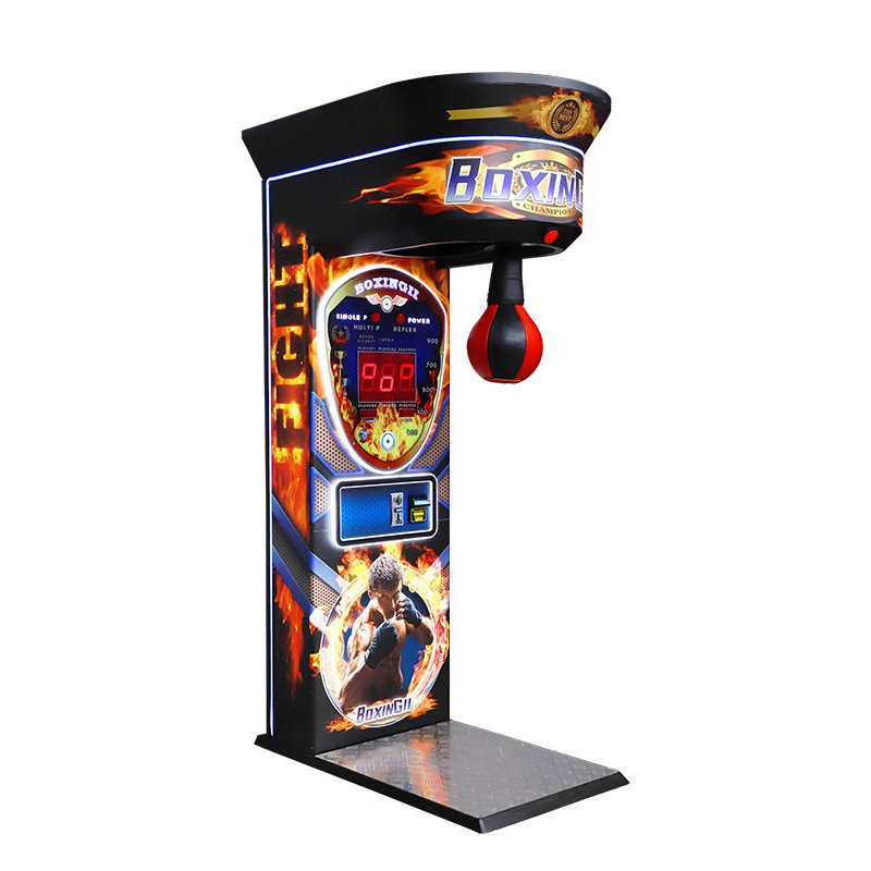 Selling Street Entertainment Boxing Machine Amusement Park Coin-operated Sports Arcade Boxing Force Measuring Game Machine