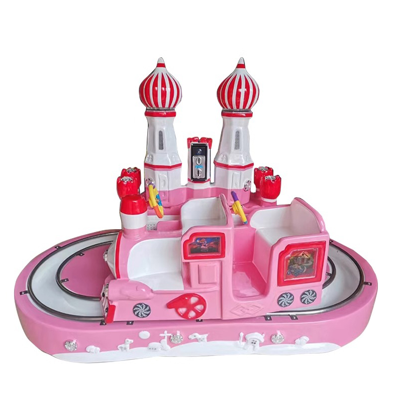 New Model Double-Track Miniature Electric Train Set Coin-Operated Game Equipment for Kids Swing Mechanism Metal English